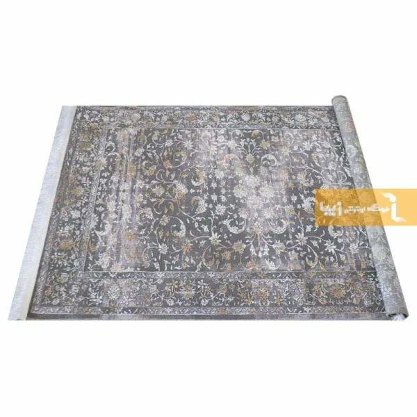 فرش طوسی طرح پامچال4