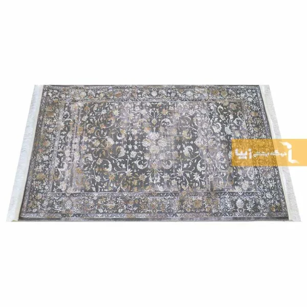 فرش طوسی طرح پامچال3