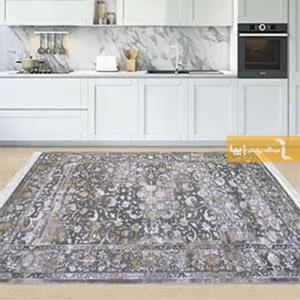 فرش طوسی طرح پامچال1