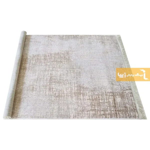 فرش کرم طرح هاله10