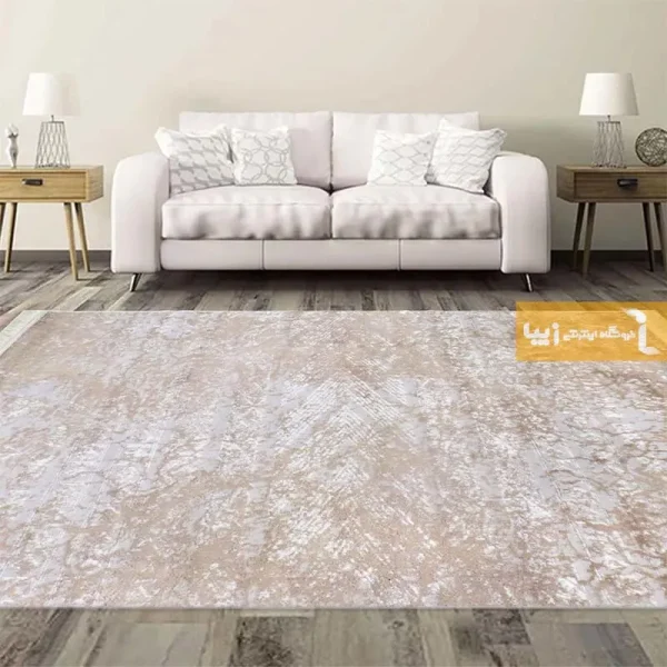 فرش کرم طرح شیدا1