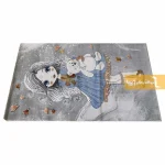 فرش کودک طوسی طرح فرناز5