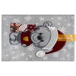 فرش کودک طوسی طرح هدیه کریسمس2