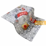 فرش کودک طوسی طرح خرسی و جغدها10