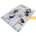 فرش کودک طوسی طرح پرنده12