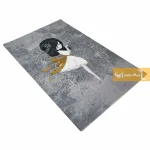 فرش کودک طوسی طرح پری مهربان4