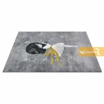 فرش کودک طوسی طرح پری مهربان5