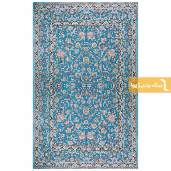 روفرشی فیروزه ای طرح افشان5