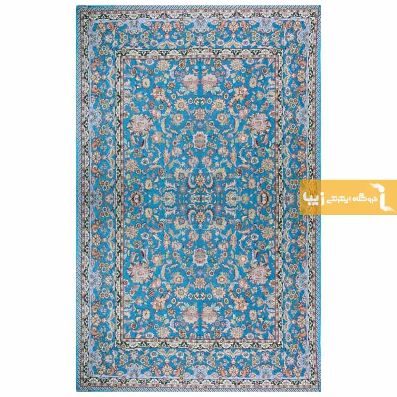 روفرشی فیروزه ای طرح افشان5