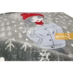 فرش کودک طوسی طرح روز برفی6