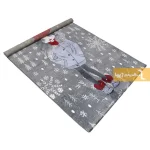 فرش کودک طوسی طرح روز برفی8