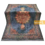 فرش سرمه ای طرح آزوریت12