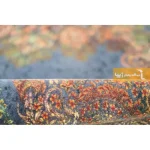 فرش سرمه ای طرح آزوریت2