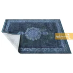 فرش آبی طرح برلیان5