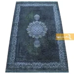 فرش آبی طرح برلیان4