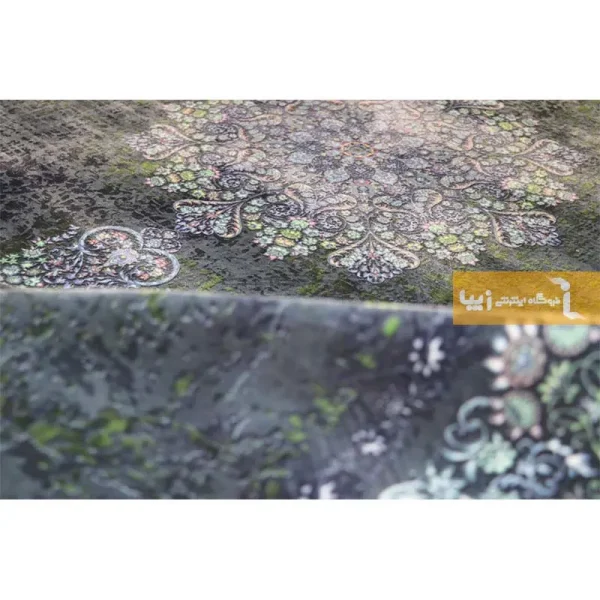 فرش آبی طرح برلیان3