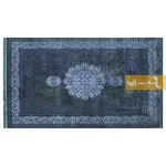 فرش آبی طرح برلیان8