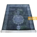 فرش آبی طرح برلیان6