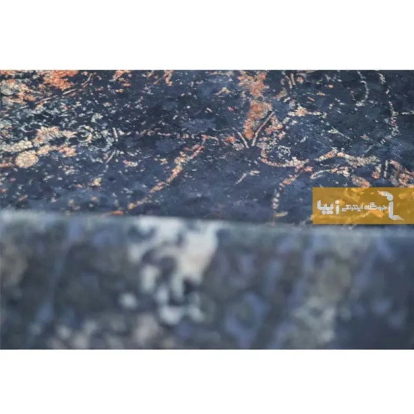 فرش سرمه ای طرح کیانیت4