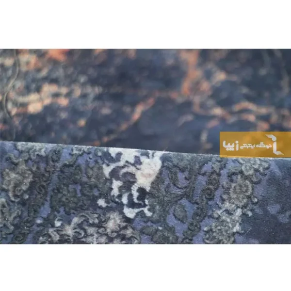 فرش سرمه ای طرح کیانیت11