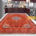 فرش قرمز طرح کارنلین1