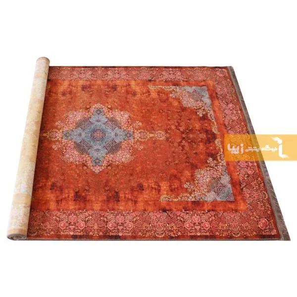 فرش قرمز طرح کارنلین8