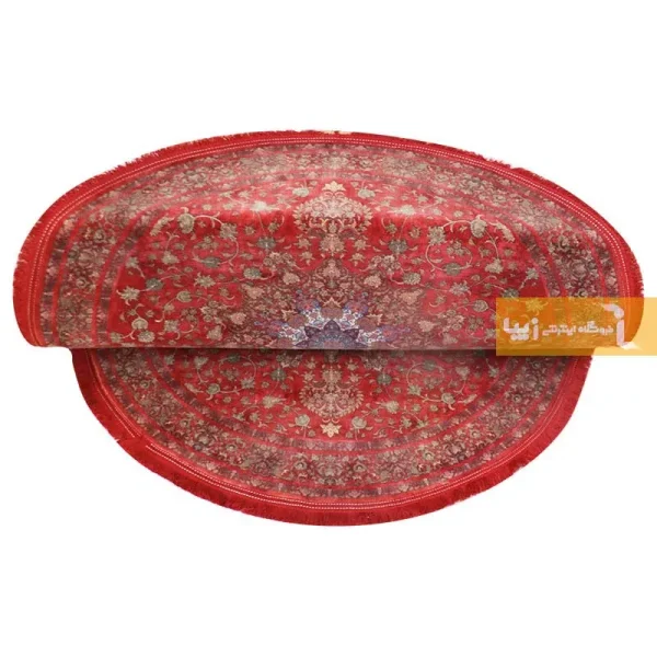 فرش گرد طرح مرجان9