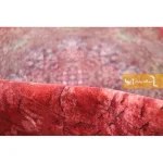 فرش گرد قرمز طرح نجوا5